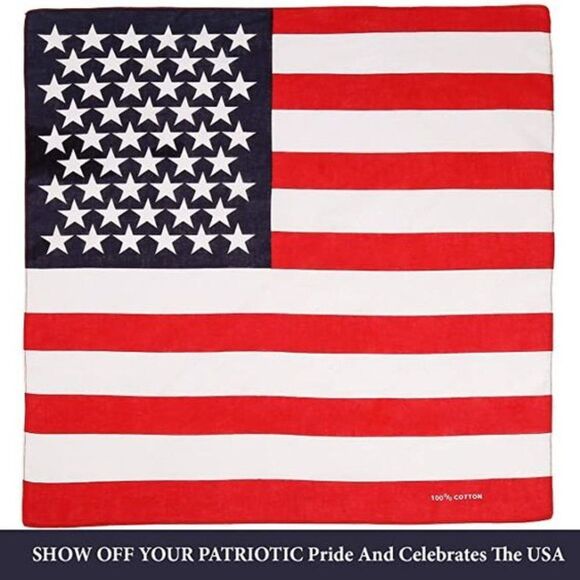 Tough Outfitters Athletic Bandana American Flag - Picture 4 of 7
